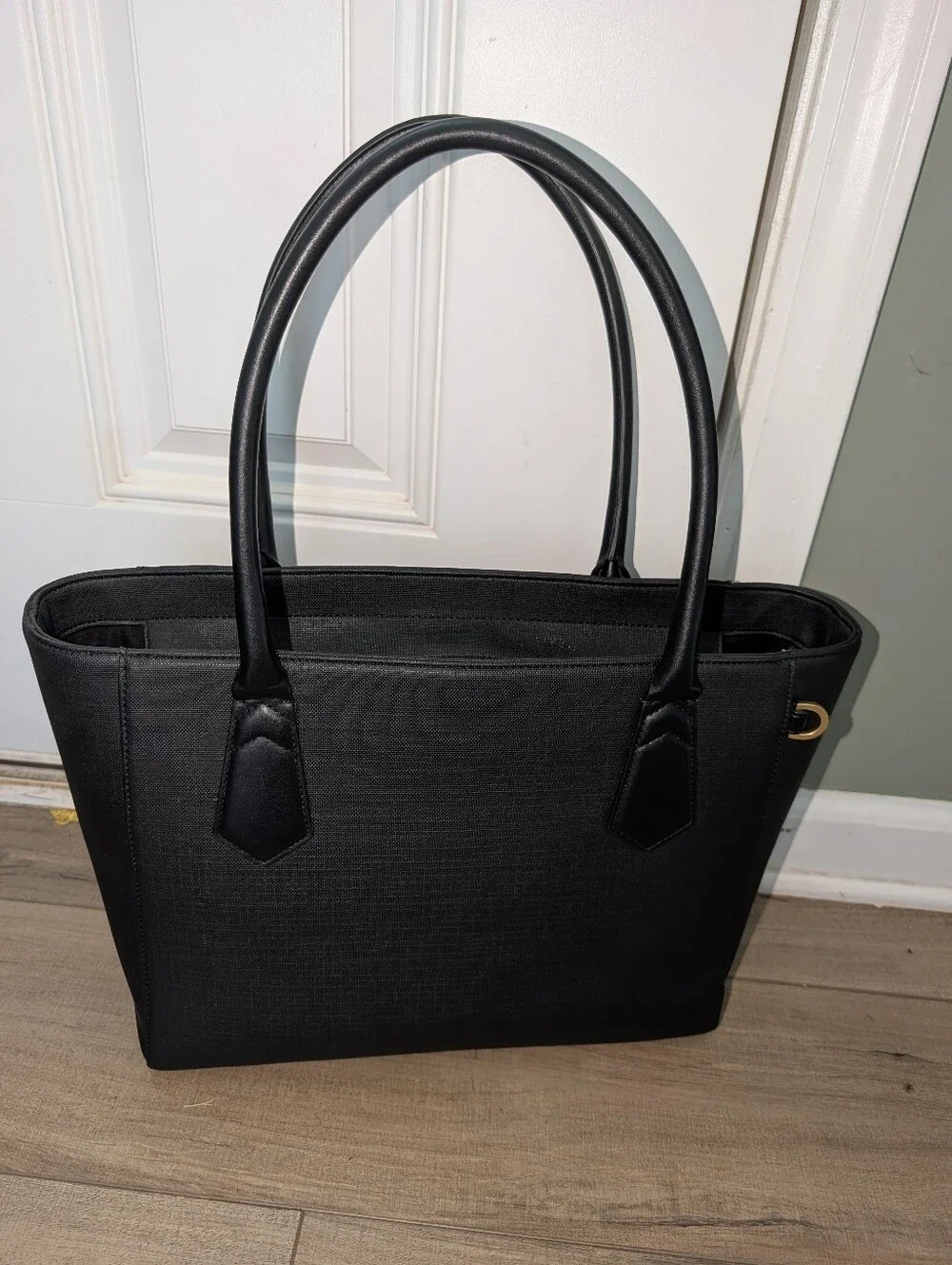 Dagne Dover Signature Tote in Onyx.